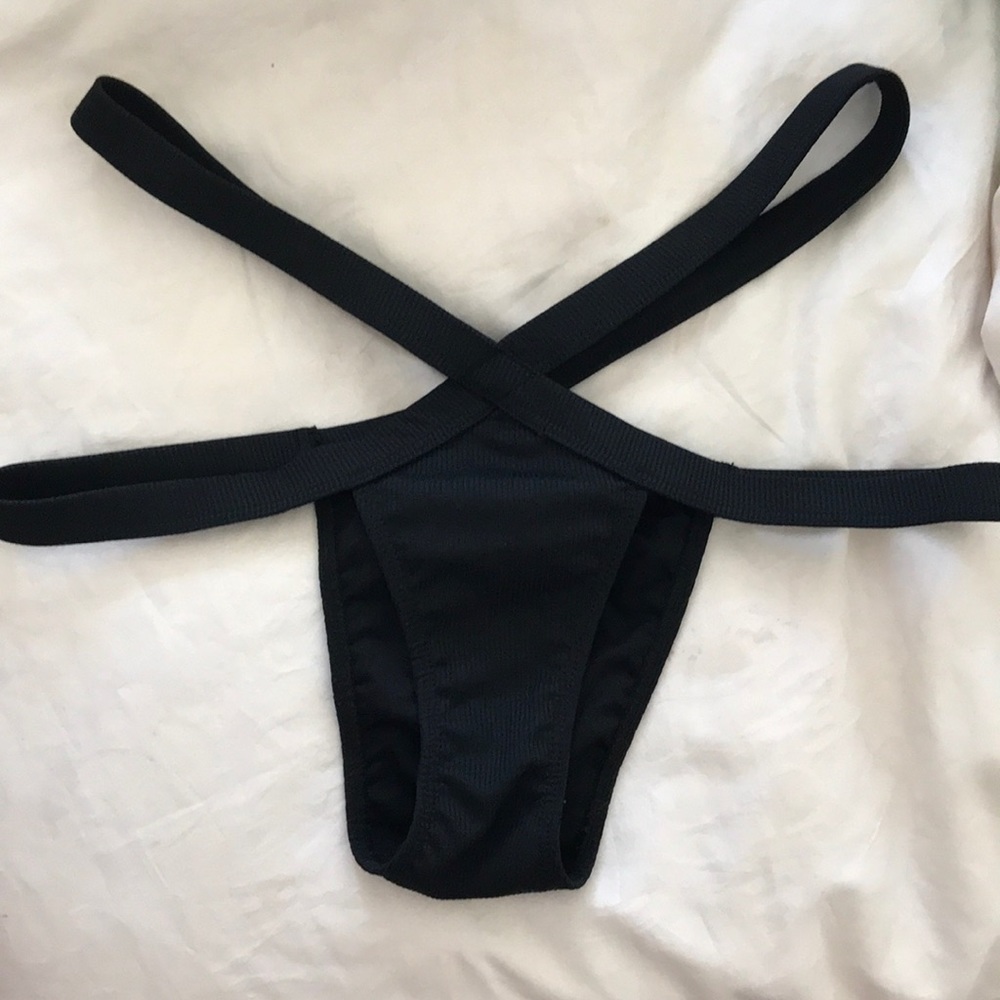 Black swim bottoms SZ Small